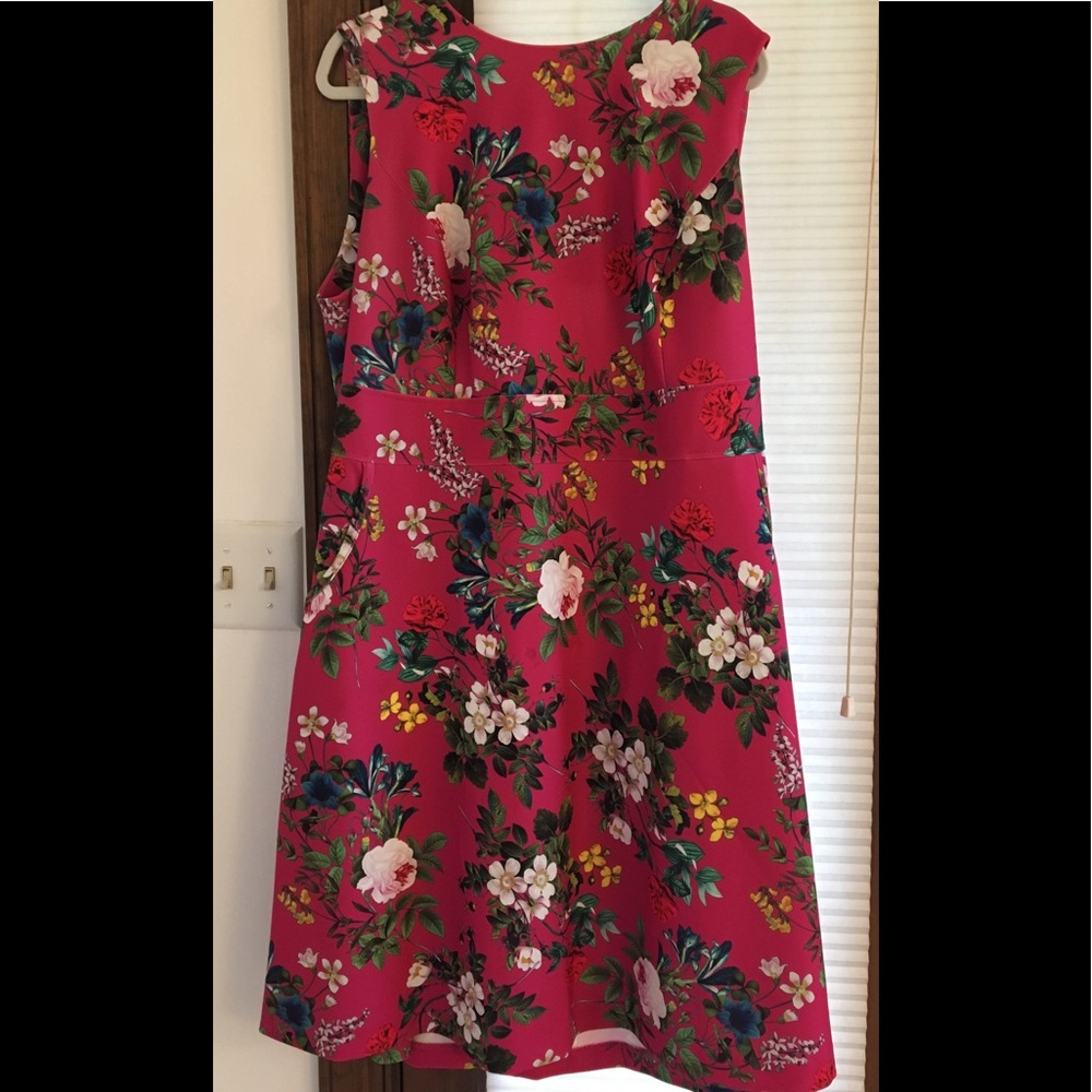 Calvin Klein floral print dress